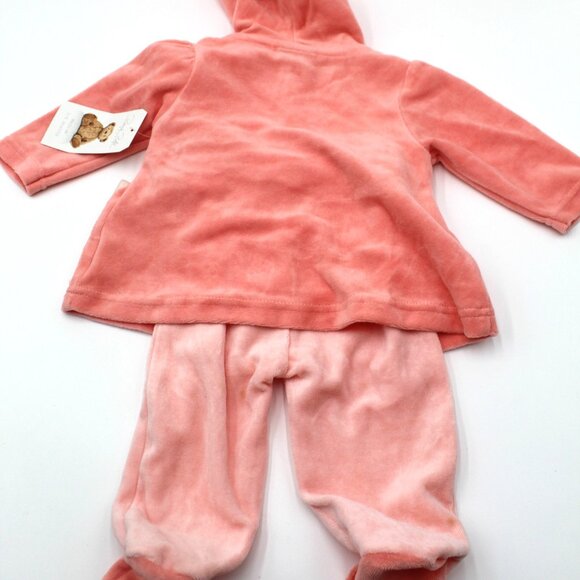 Rene Rofe Baby Girls 3-6 Months 2 Piece Velour Shirt and Pants Set Outfit NWT - Picture 8 of 8